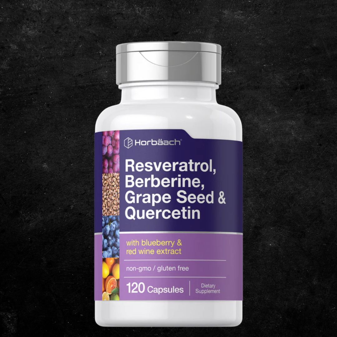 Resveratrol, berberina, semillas de uva y quercetina